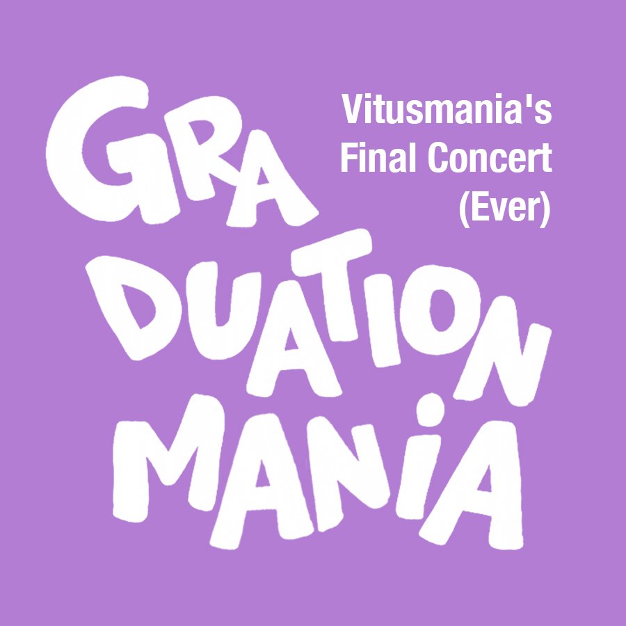Graduationmania — Vytis Kišūnas's final conservatoire concert poster, 2026